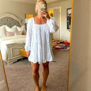 White babydoll dress